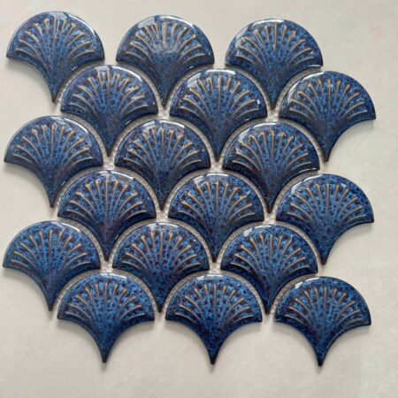 Gạch Mosaic Vảy Cá MHF 02