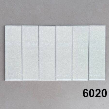 Gạch Thẻ Men Rạn Màu Trắng