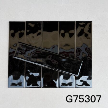 Gạch Thẻ Gợn Bóng Màu Đen G75307