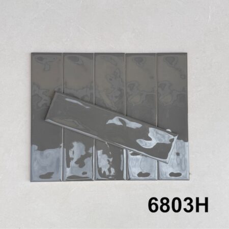 Gạch Thẻ Gợn Sóng Màu Xám M6803H