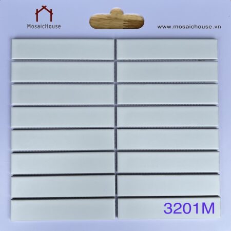 Gạch Mosaic Que Đũa 3201M Màu Trắng