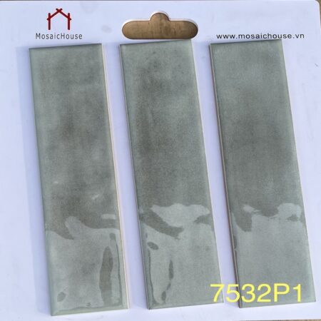 Gạch Thẻ Gợn Sóng 75x300 Màu Xám 7532P1