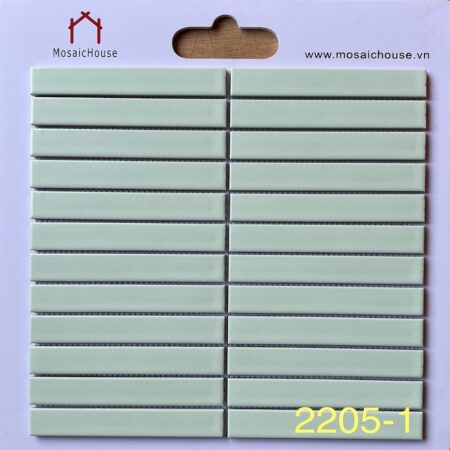 Gạch Mosaic Que Đũa 2205-1 Màu Xanh Ngọc