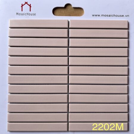 Gạch Mosaic Que Đũa 2202M Màu Hồng