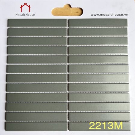 Gạch Mosaic Que Đũa 2213M Màu Xám
