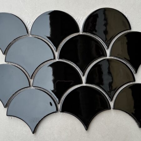 Gạch Mosaic Vảy Cá Bóng MHF 09