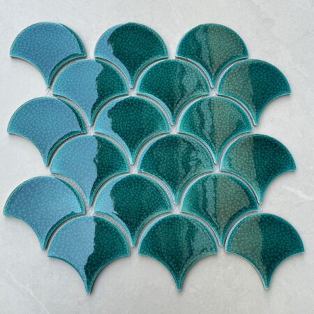 Gạch Mosaic Vảy Cá MHF 90011