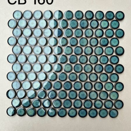 GẠCH MOSAIC CHẤM BI MÀU RÊU CB 160